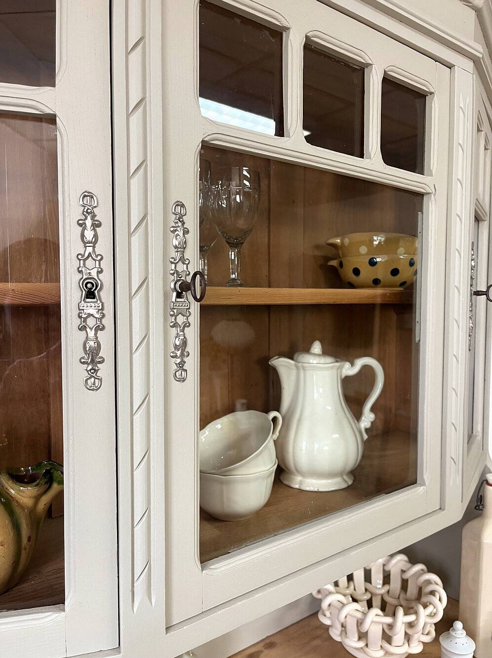 Vintage beige sideboard