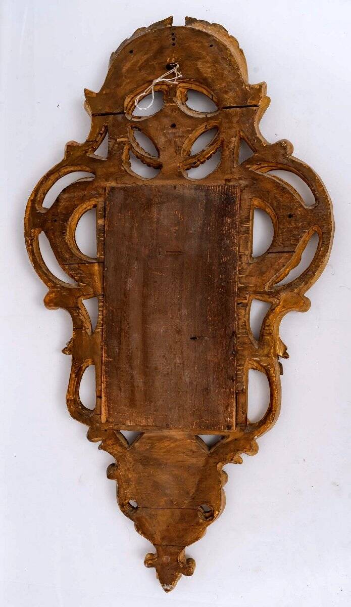 Room mirror - Bridal mirror - gilded wood - period: XVIIIth century