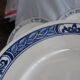lot 6 old flat plates circa 1900 Faïence K-G Luneville Yvetot