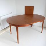 Table ronde extensible en teck