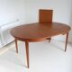 Table ronde extensible en teck