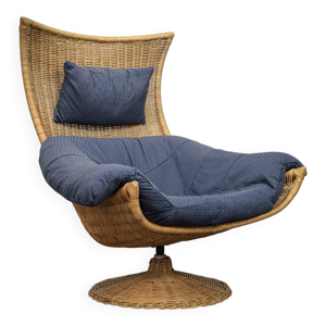 Chaise longue en rotin - berg