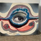 Signed abstract painting from 1992