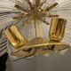 Large Venetian Murano Glass Flush Mount, 1960s