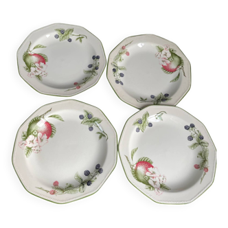 4 plates Churchill England