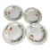 4 plates Churchill England