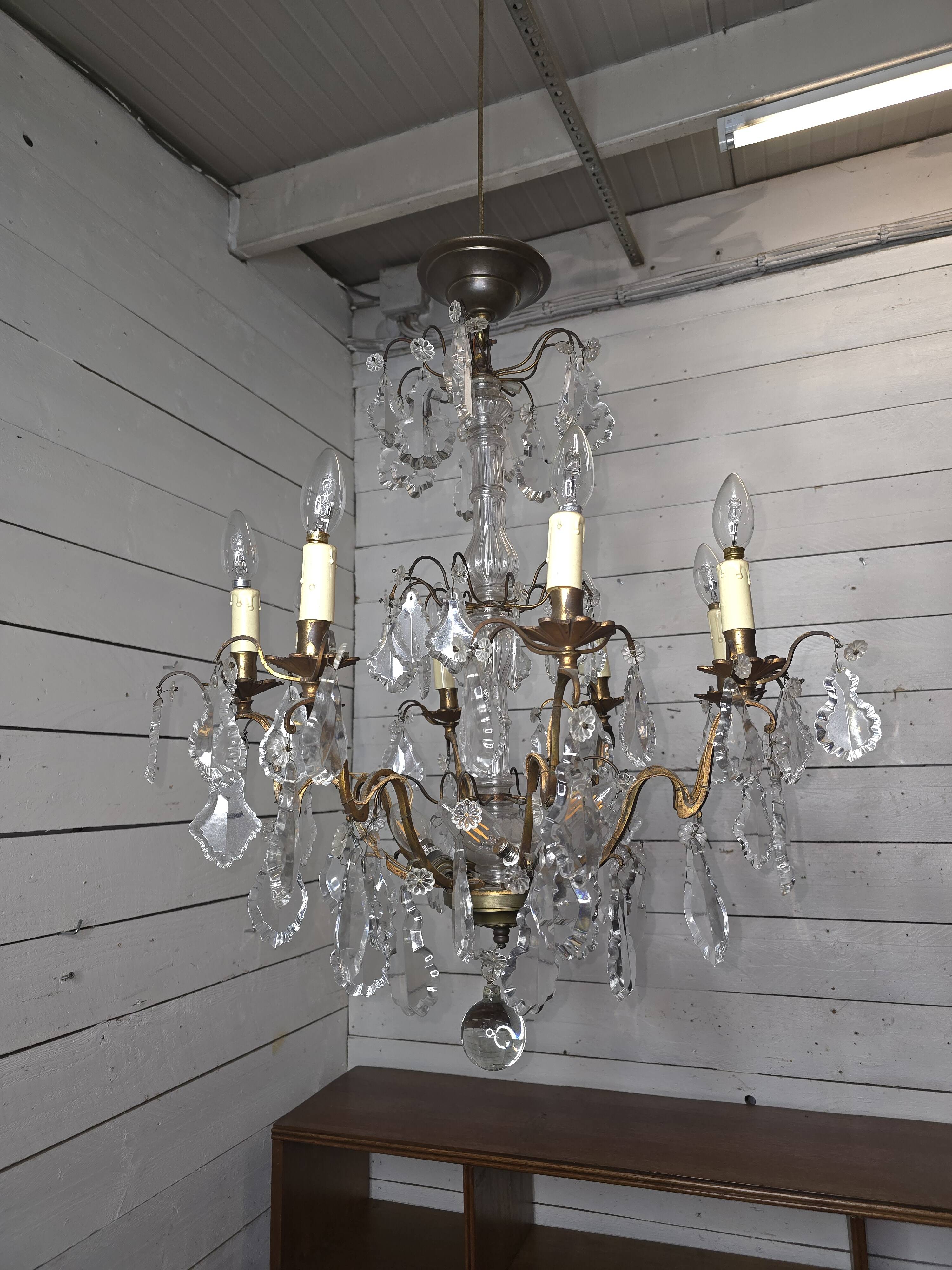 Louis XV style tassel chandelier