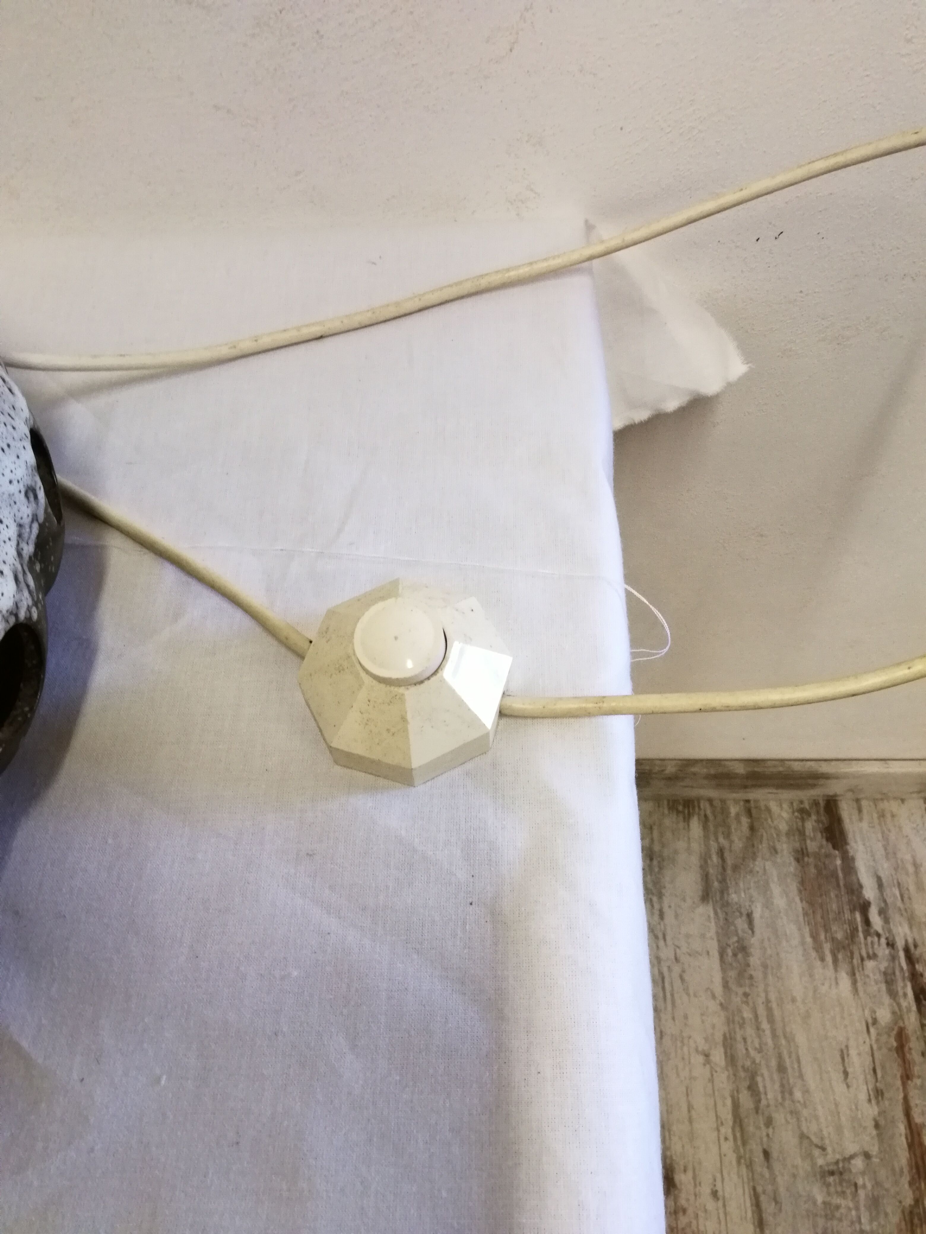 Vintage stoneware lamp base