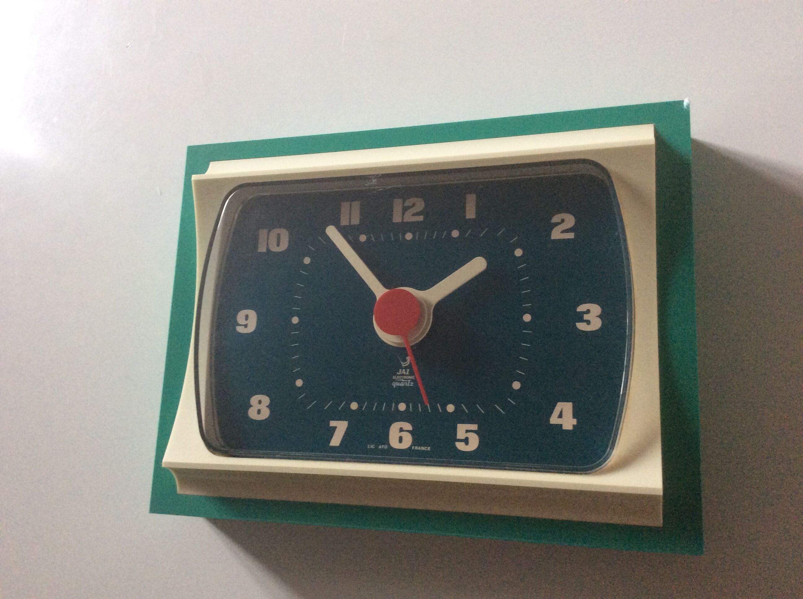 Vintage Jaz electronic clock of the 70s