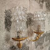 Sconce Art Deco gold metal