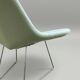 Petal armchair by Materia design – aqua green