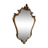Golden baroque mirror