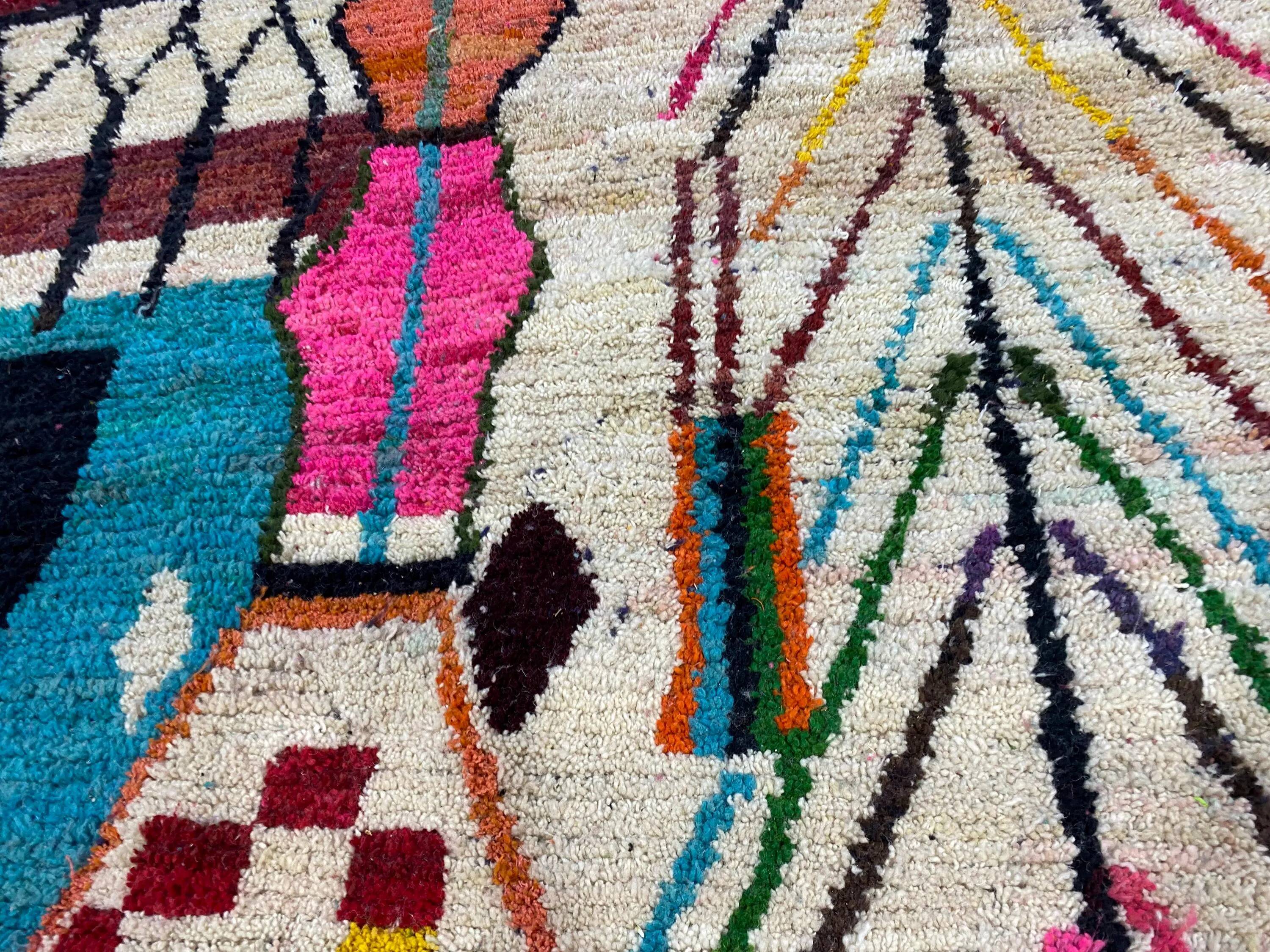 Large Berber wool rug 3x2 m