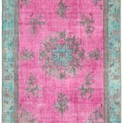 Tapis multicolore turc des années 1980 163 cm x 262 cm