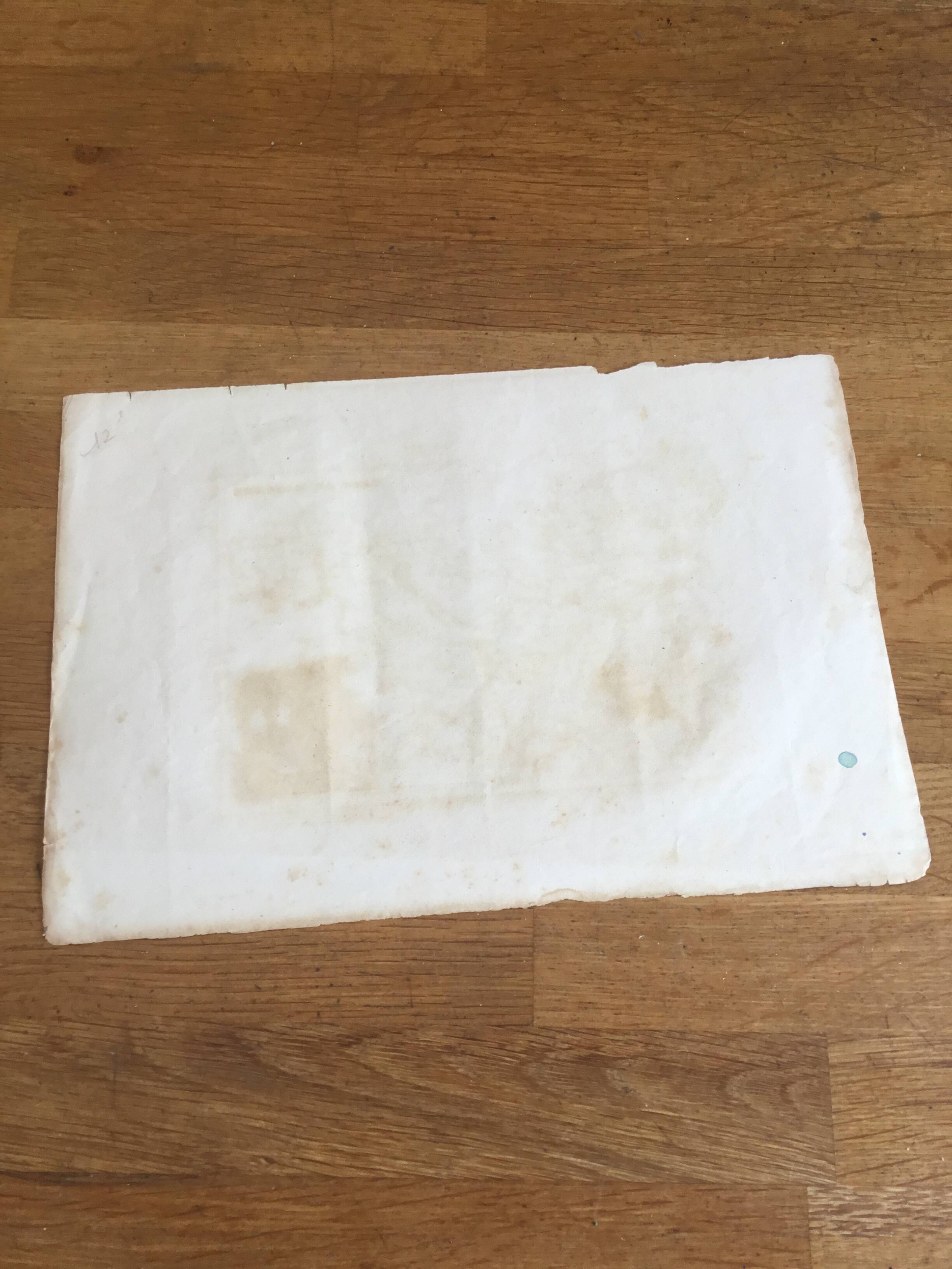 Map engraving Tarn and Garonne