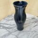Night Blue Stoneware Carafe – Signed "Belesta" (Artisan Craft)