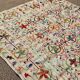 Kilim Suzani rug with multicolored embroidered patterns – 240x170 cm