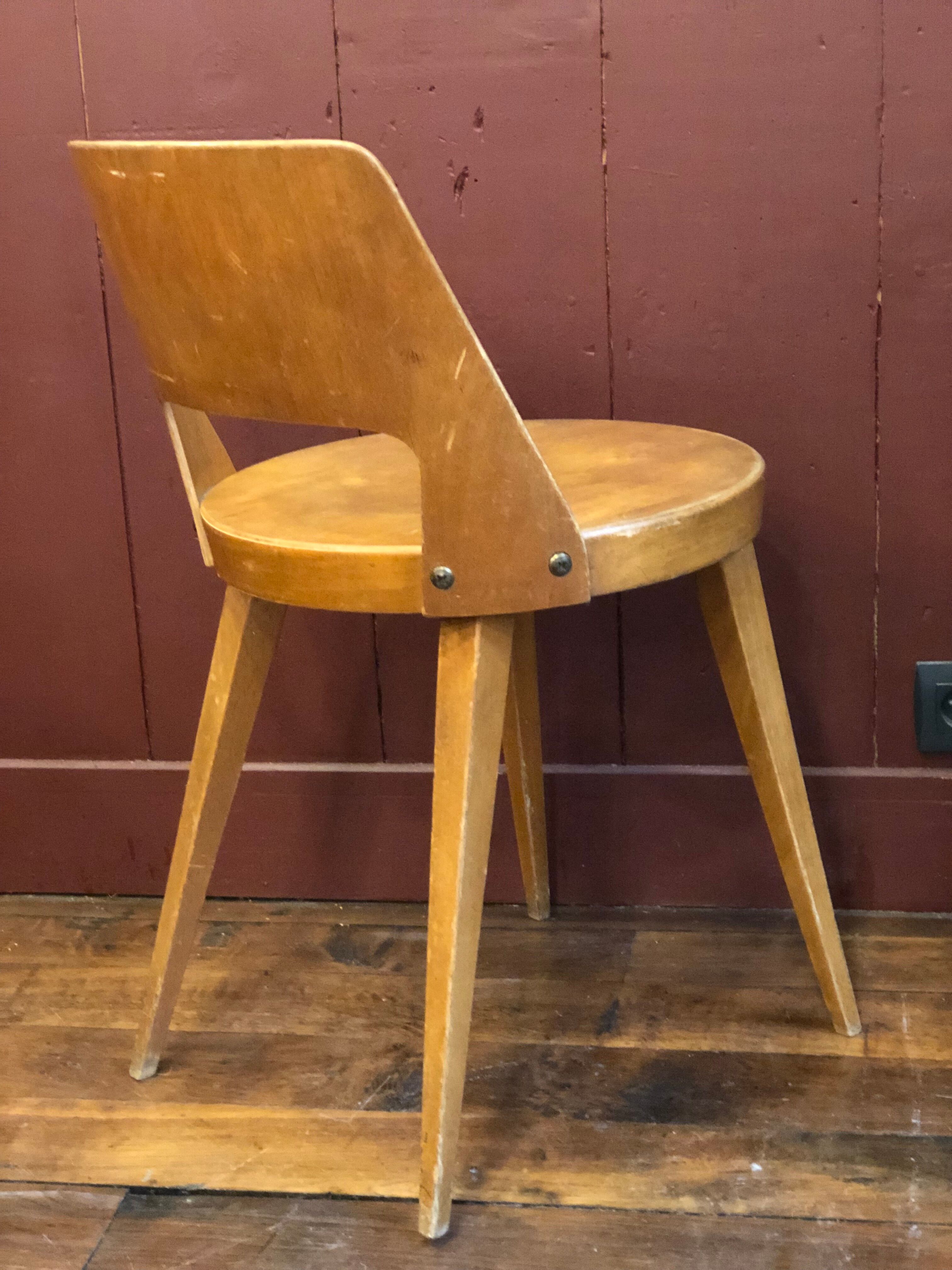 Baumann clear beech Chair