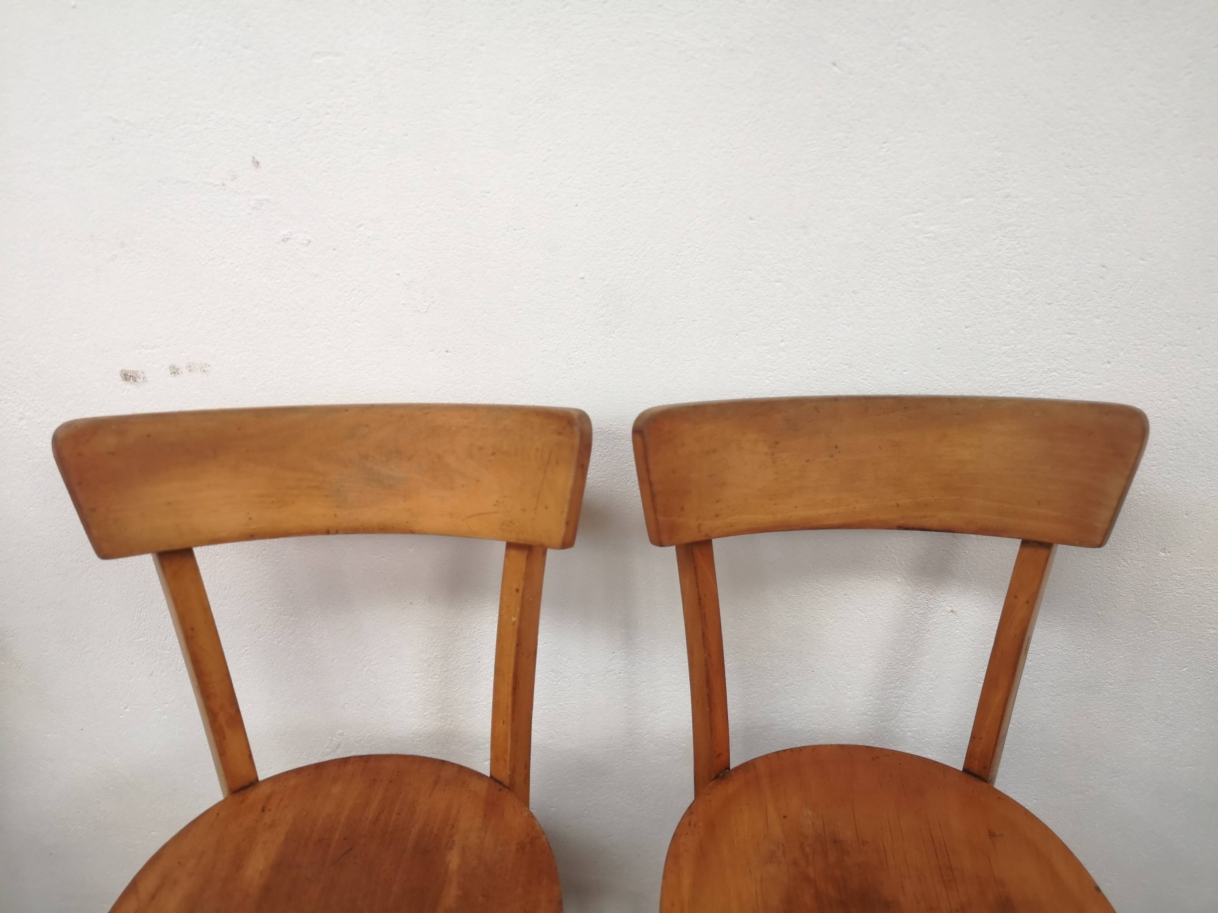 Pair of vintage bistro chairs