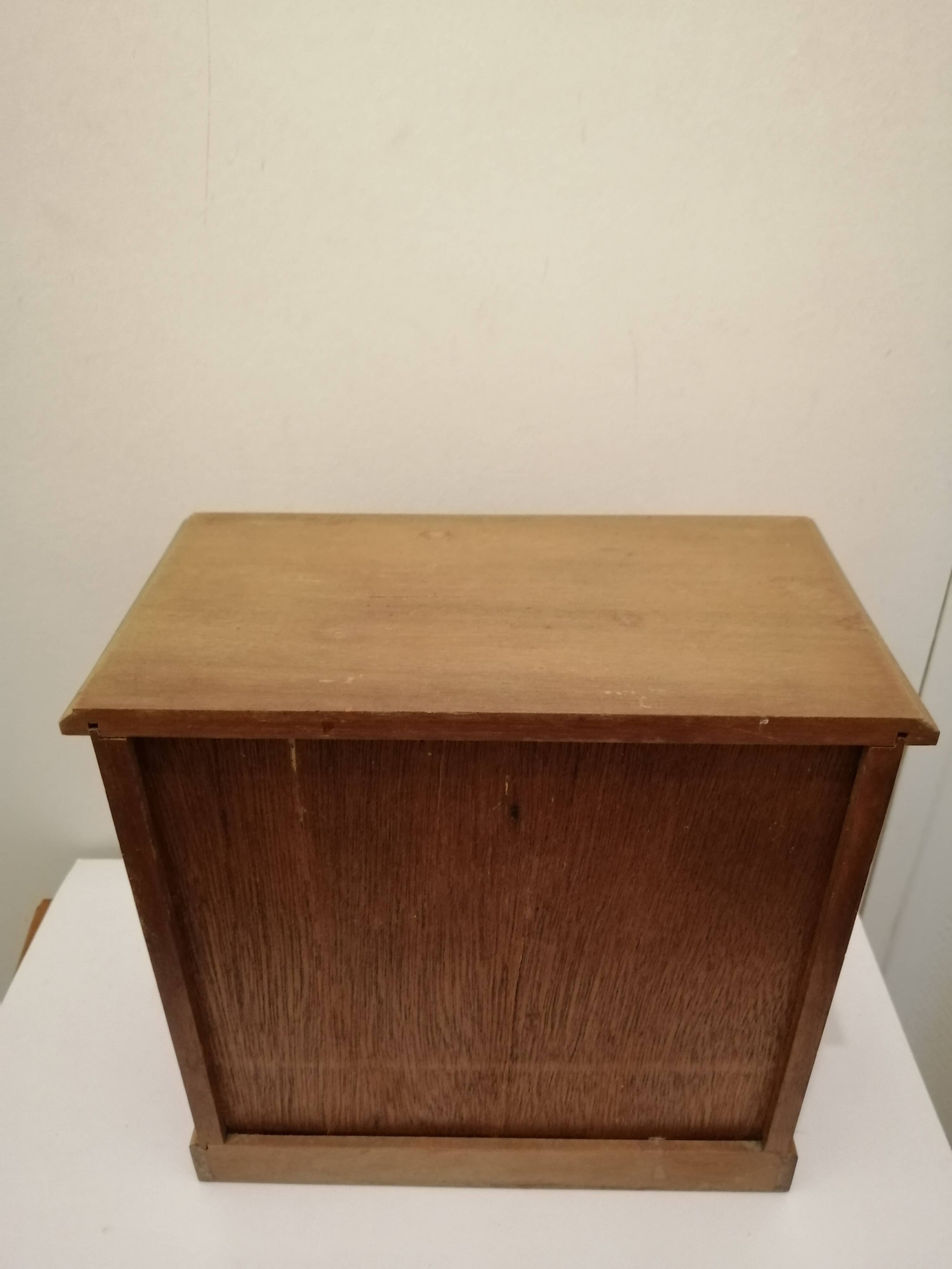 Boite a bijoux petite commode en bois vintage
