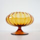 1960 blown glass standing cup
