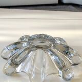 Large pocket organic floral shape/Corolla/Starry. Art Vannes France unsigned. Crystal.