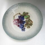Plat barbotine Saint Clément « raisin »