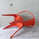 Pair of chairs A 56 - Tolix - Jean Pauchard - 1950-70 - vermilion Red