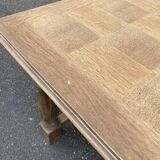 Table à manger de ferme extensible rénovée en bois 260cm du 19ème