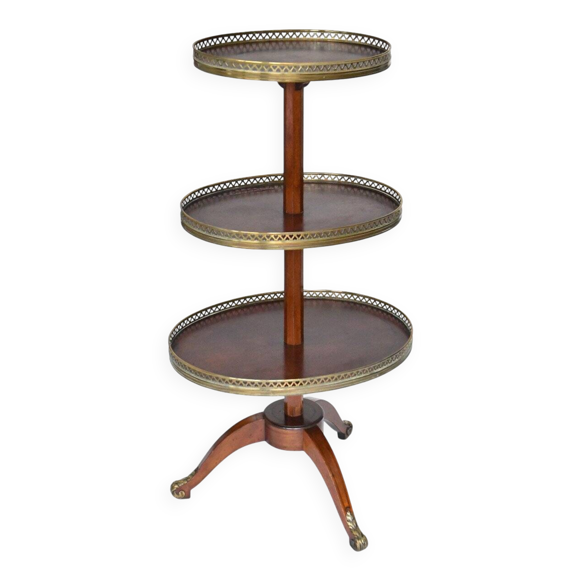 Side table called "Dumb Waiter" stamped J. Champ in Paris.