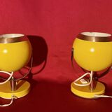 Pair of Eye Ball lamps, Space Age, 70s