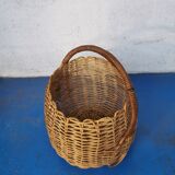 Rattan round basket