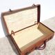 Old leather suitcase ASD