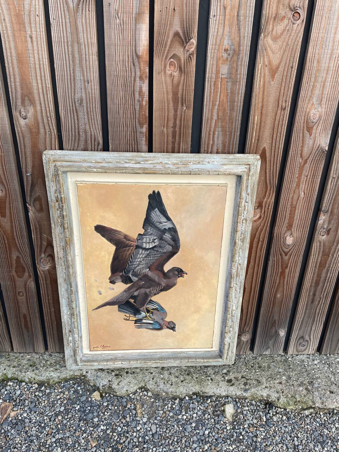 Oil paintings on parchment