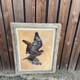 Oil paintings on parchment