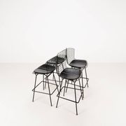 Set of 4 barstools by Harry Bertoia for Knoll, 1980