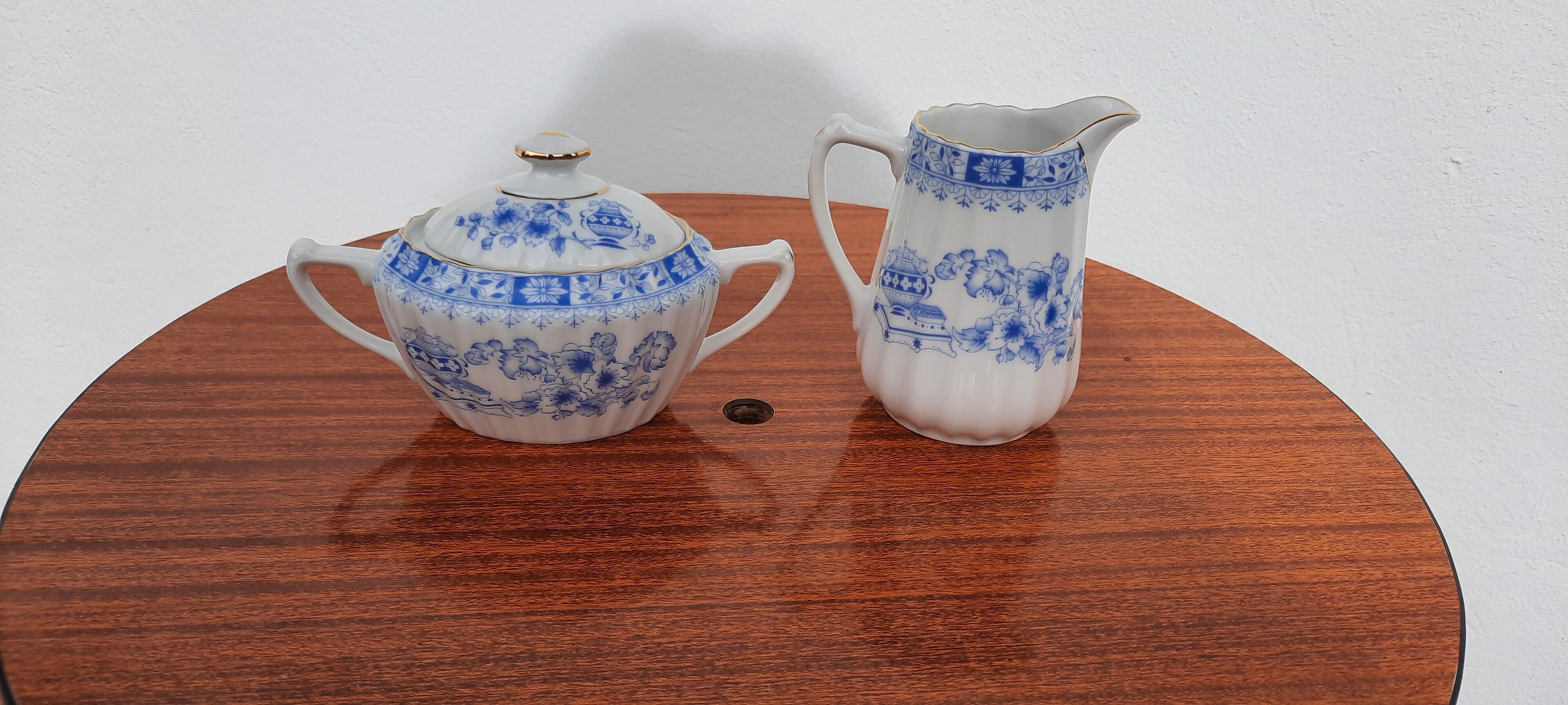 Sugar bowl and porcelain milk jar Seltmann Weiden Bavaria