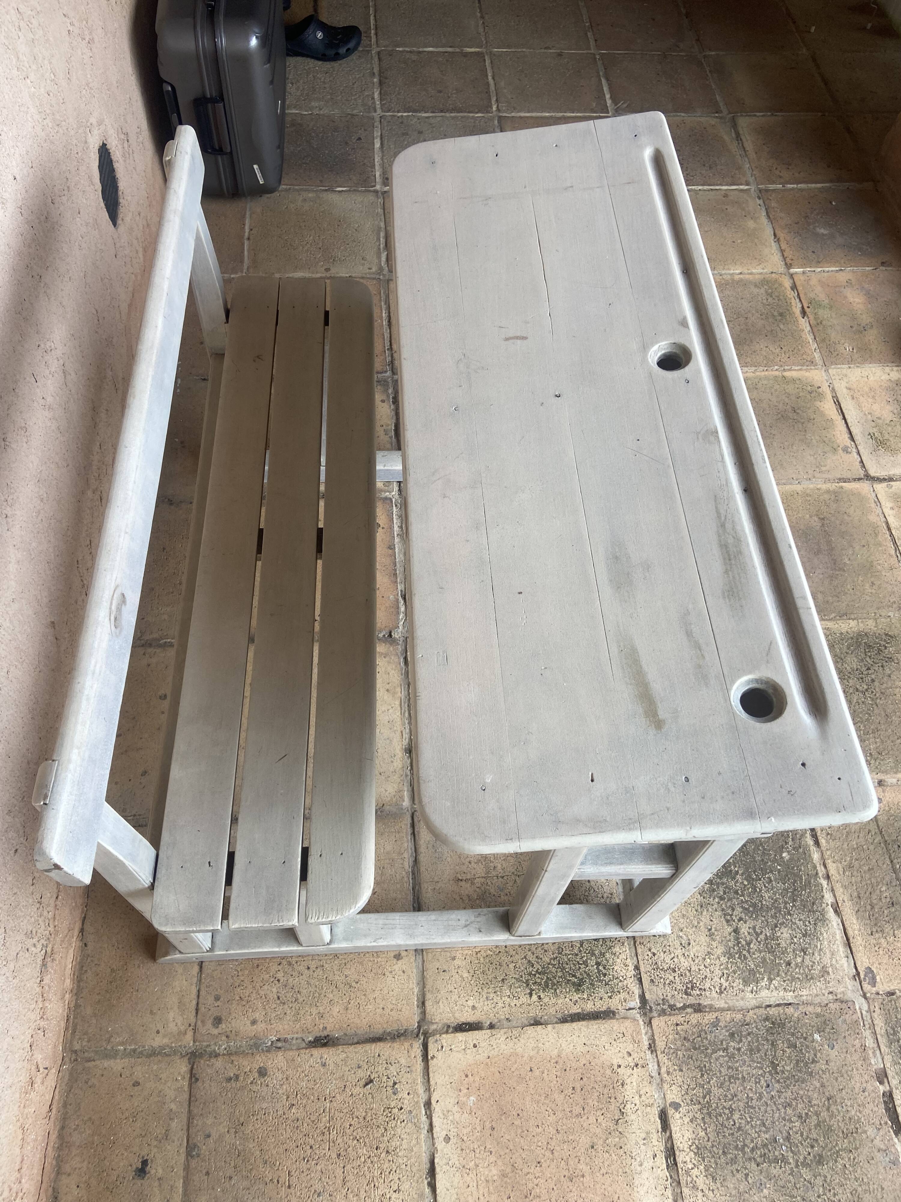 Double school desk