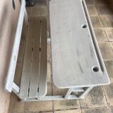 Double school desk