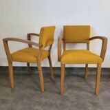 2 fauteuils bridges 1950