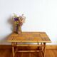 Bamboo coffee table in Audoux Minet vintage style from the 1960s.