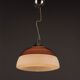 Vintage Stilnovo ceiling light in aluminium and plastic, 1960s.