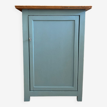 Old galvanizing blue sideboard