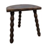 Wooden tripod stool