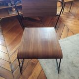 Chaise en contreplaquée en noyer