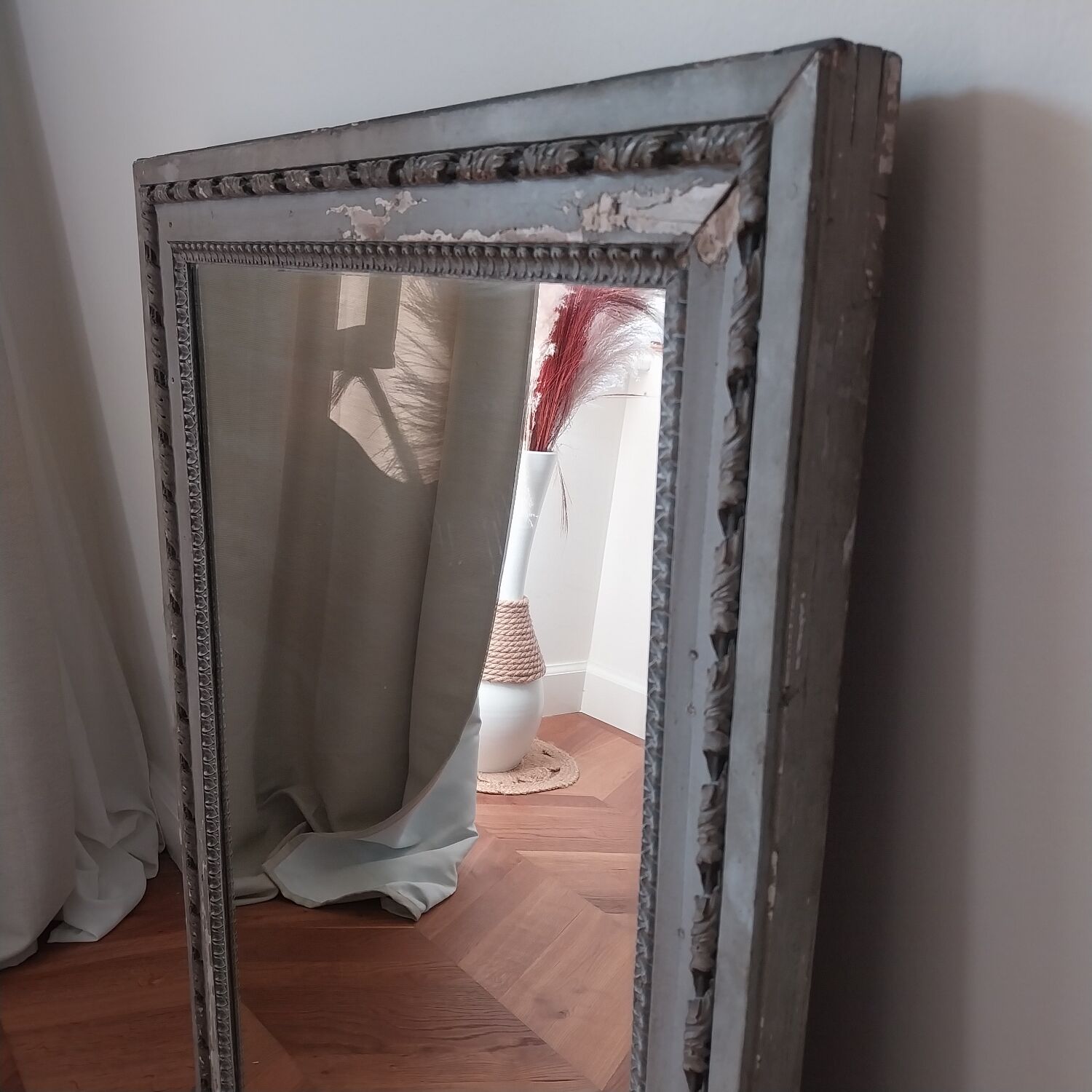 Mirror trumeau, Louis XVI style, nineteenth