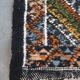 Tapis coloré noué à la main avec motif – 108x50 cm