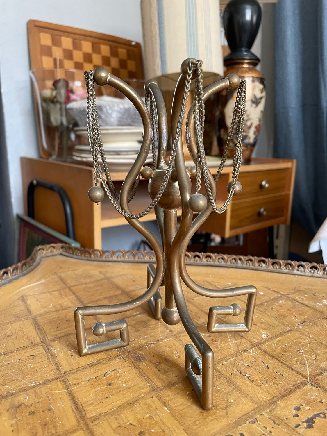 Brass candle holder