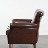 Luxury Sheep Leather Armchair with a Timeless Look