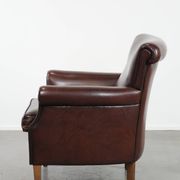 Luxury Sheep Leather Armchair with a Timeless Look